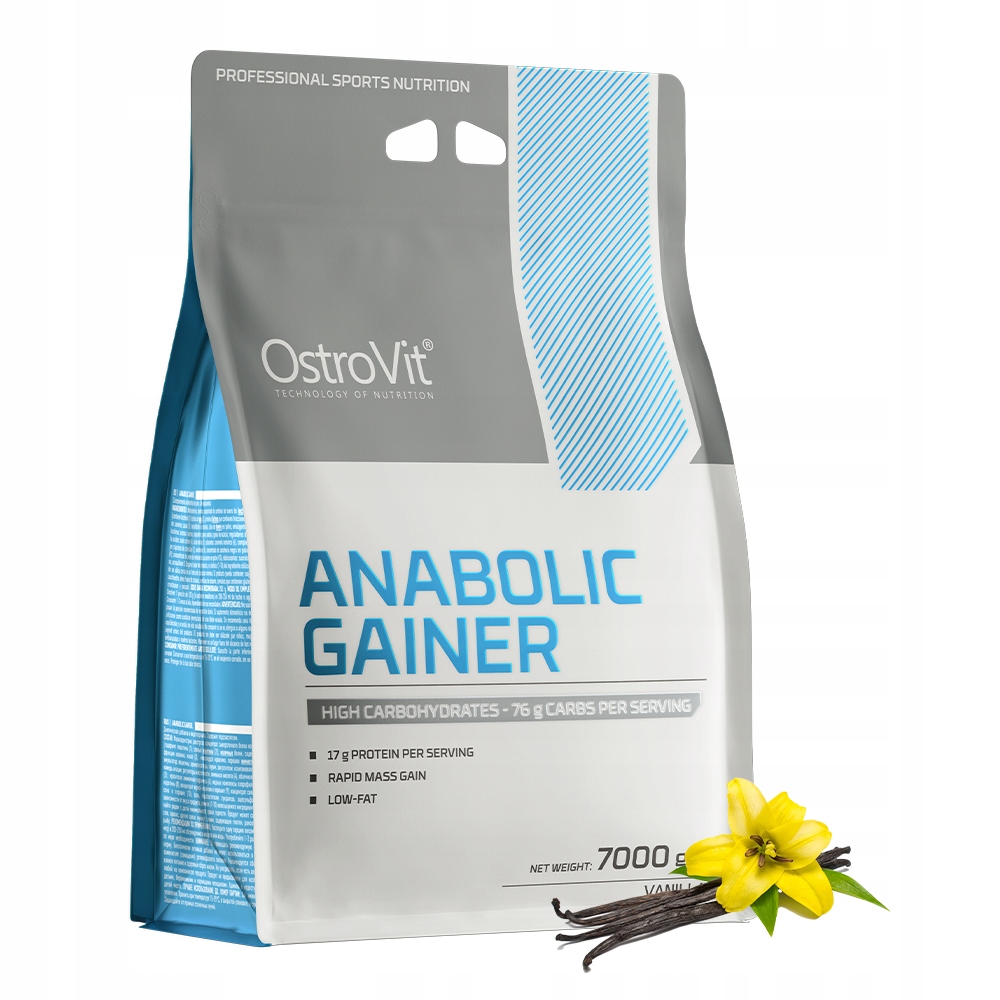 OstroVit Anabolic Gainer 7000 g vanilka
