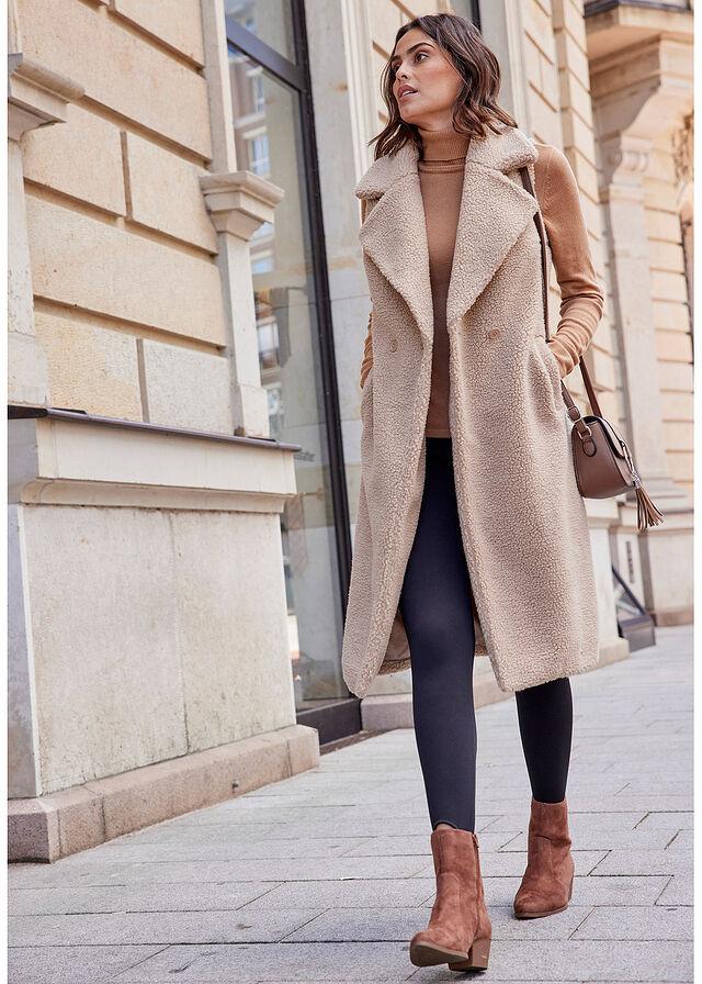 KAMIZELKA Z SZTUCZNEGO FUTERKA BONPRIX 44 Rozmiar 44