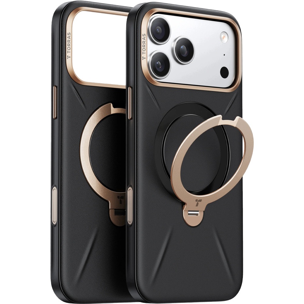 Etui Torras do iPhone 18 Pro 17 Pro MagSafe solidne plecki podstawka 360