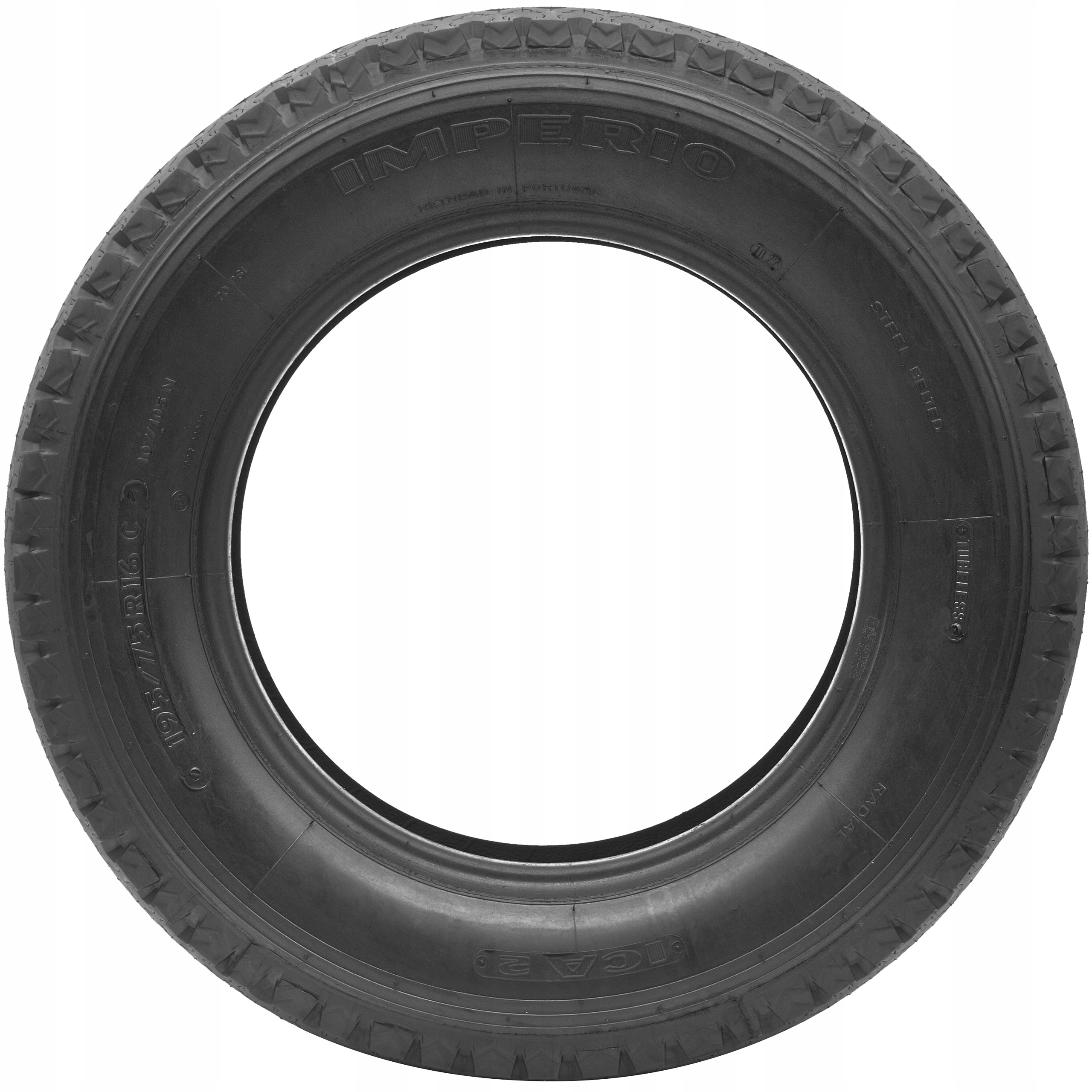 4x Opony Bieżnikowane 195/75 R 16 C LATO MOCNE Szerokość opony 195 mm