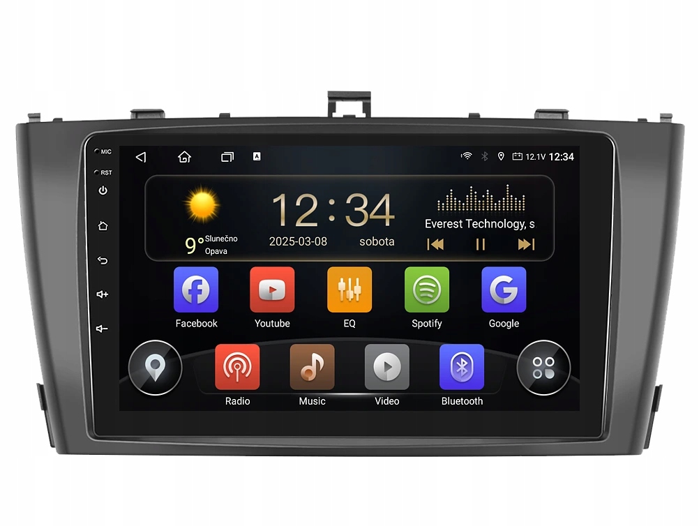 Isudar 2DIN autorádio T72-IEV118 Android, Toyota Avensis T270