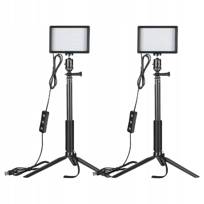 Studiová sada Neewer ZC-10S se dvěma Led lampami filtry stativy