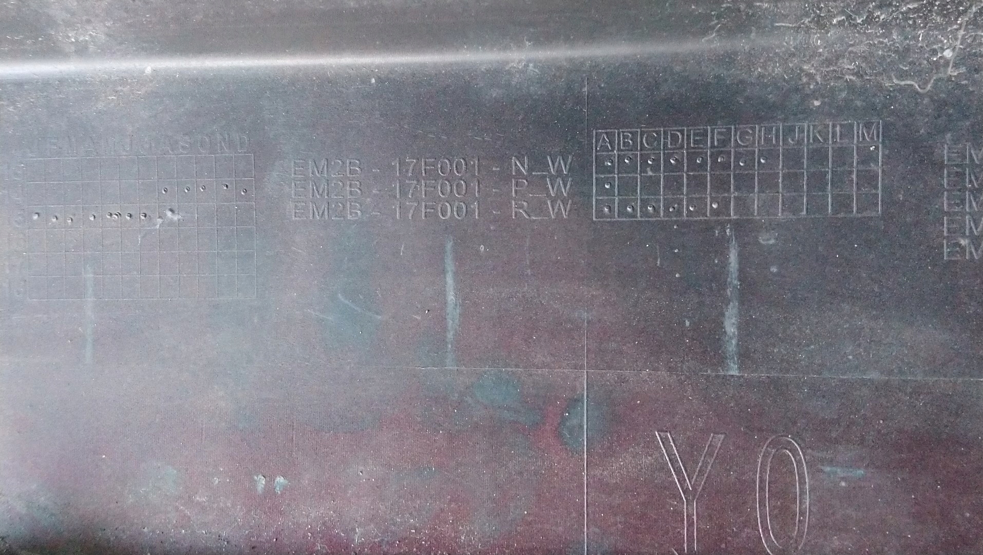 bumper rear part rear FORD GALAXY MK4 15- PDC