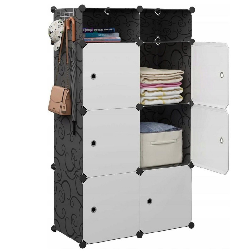 Modulární Skříňka Regál Skříň Organizér MX12 Komoda 12 Polic 8xMODUL