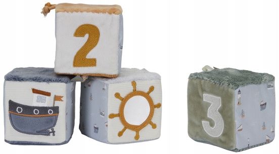 

Little Dutch Miękkie Kostki Sensoryczne Klocki 4sz