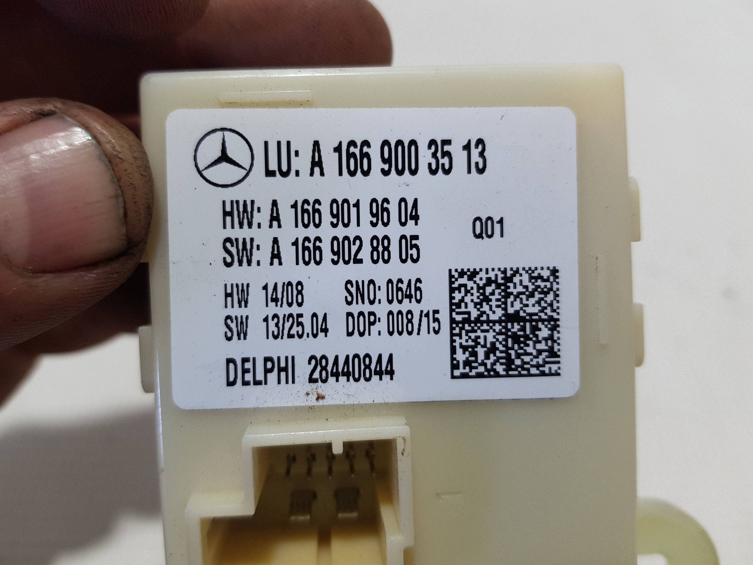 MERCEDES ML GL X166 W166 module control unit bonnet boot 1669003513