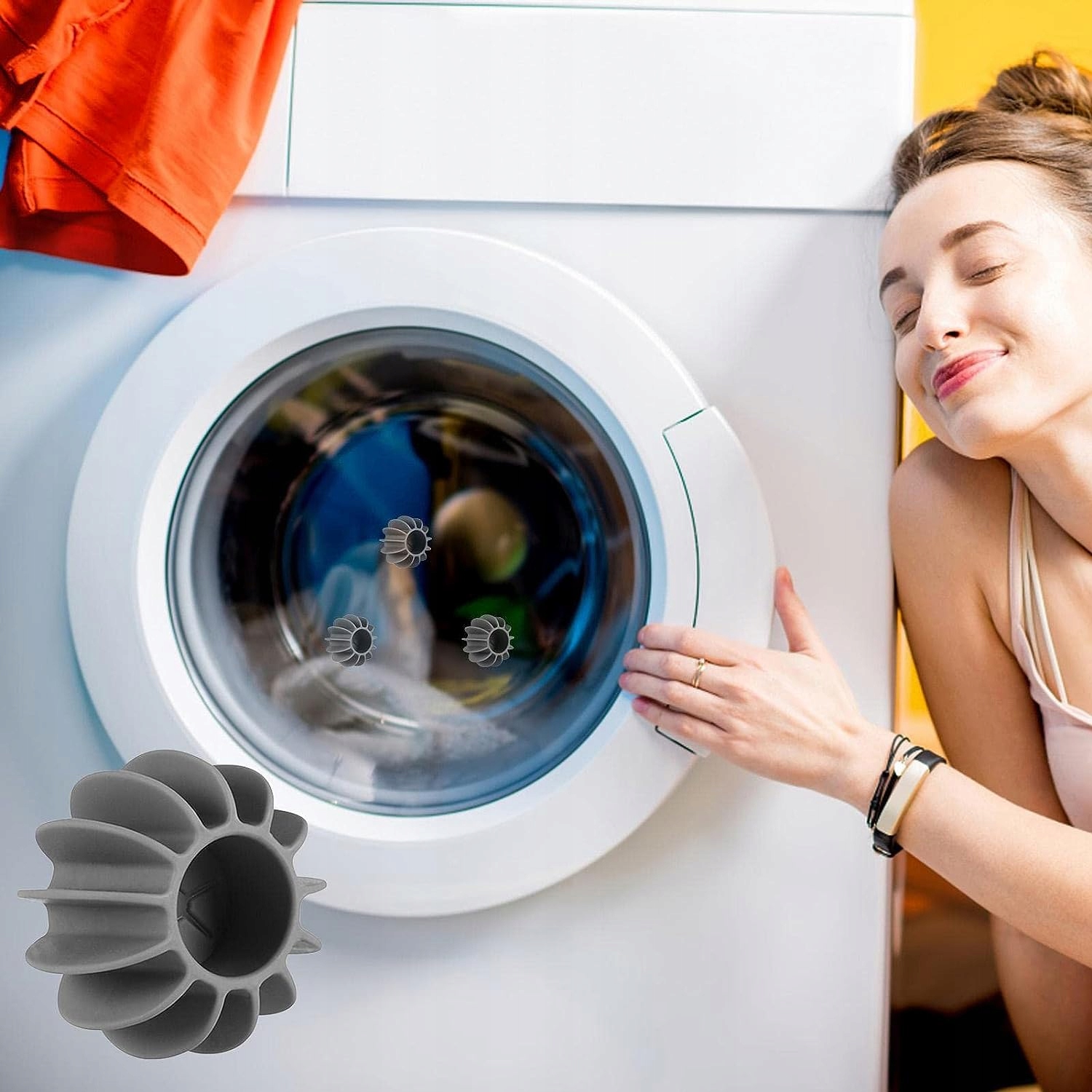 KULE DO PRANIA PRALKI SIERŚĆ WŁOSY KULKI PIORĄCE 5 SZTUK ZMIĘKCZAJĄCE Nazwa handlowa BNTRADE_PR0187