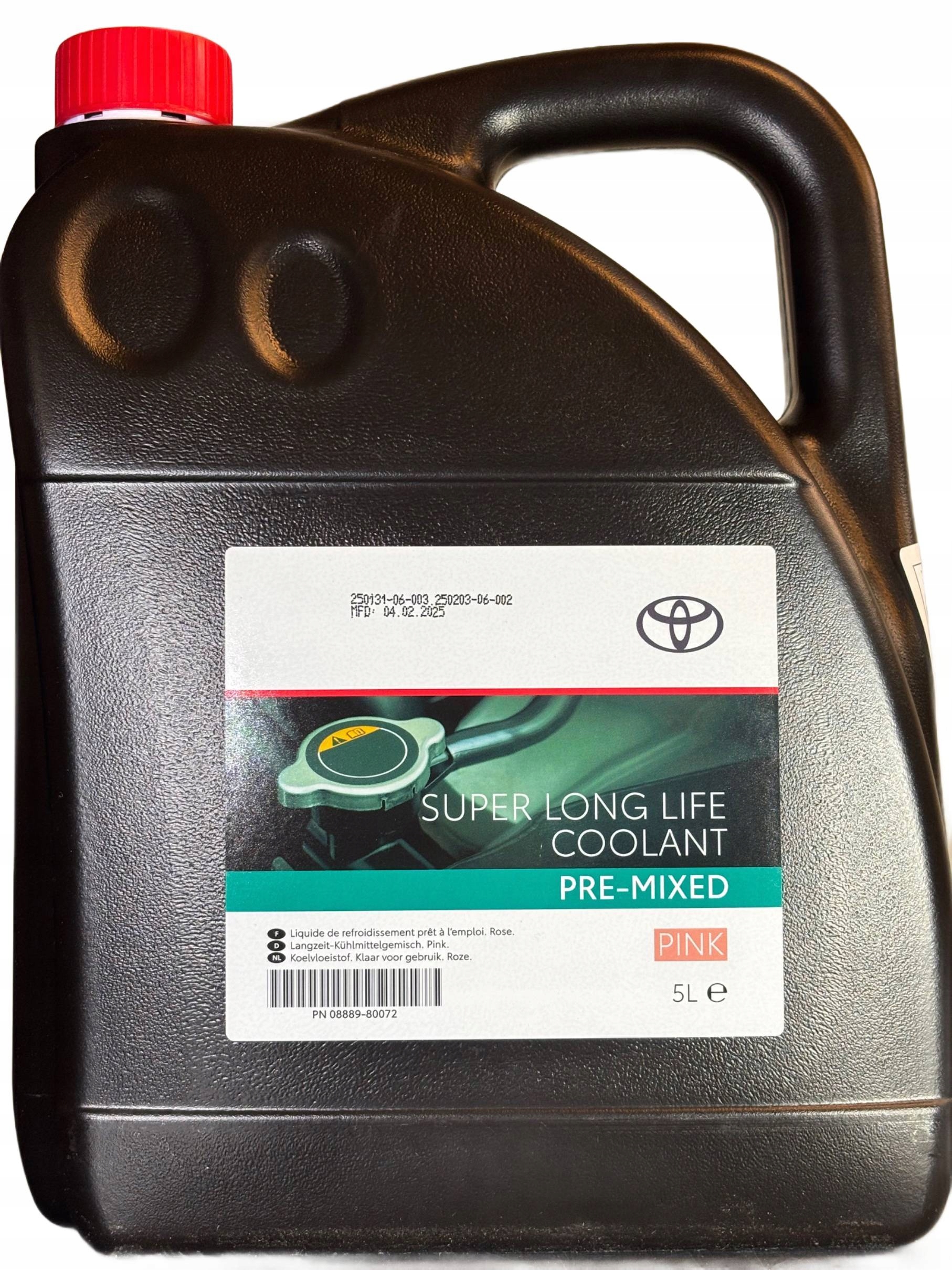 Płyn Chłodniczy Sllc Roztwór 5L Różowy 08889-80072 Toyota Oe