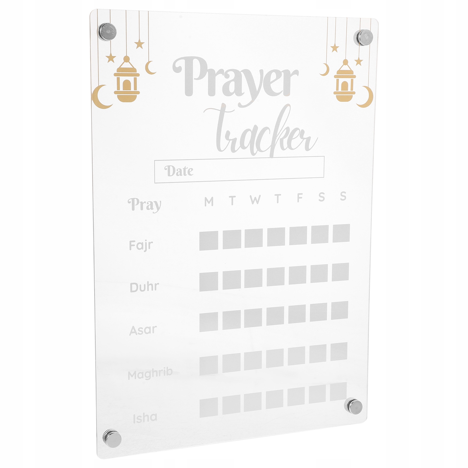 LODÓWKA AKRYLOWA Z TABLICĄ WIADOMOŚCI