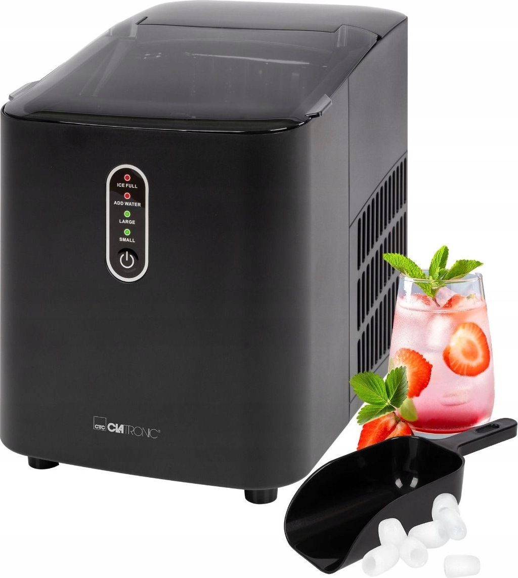 Výrobník ľadu Clatronic Ewb 3798 čierna 120 W