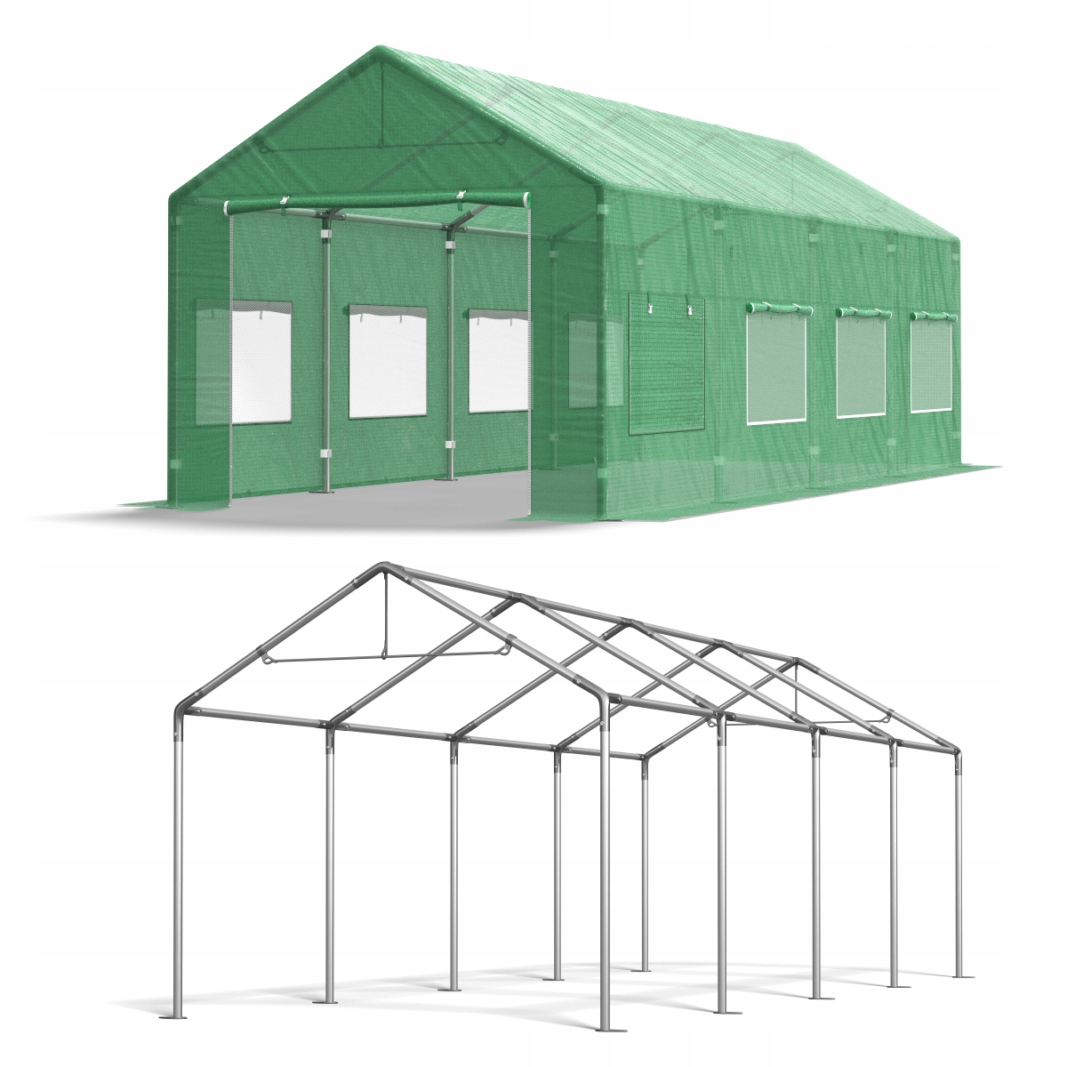

Tunel foliowy 3x8m ogrodowy szklarnia Greenhouse