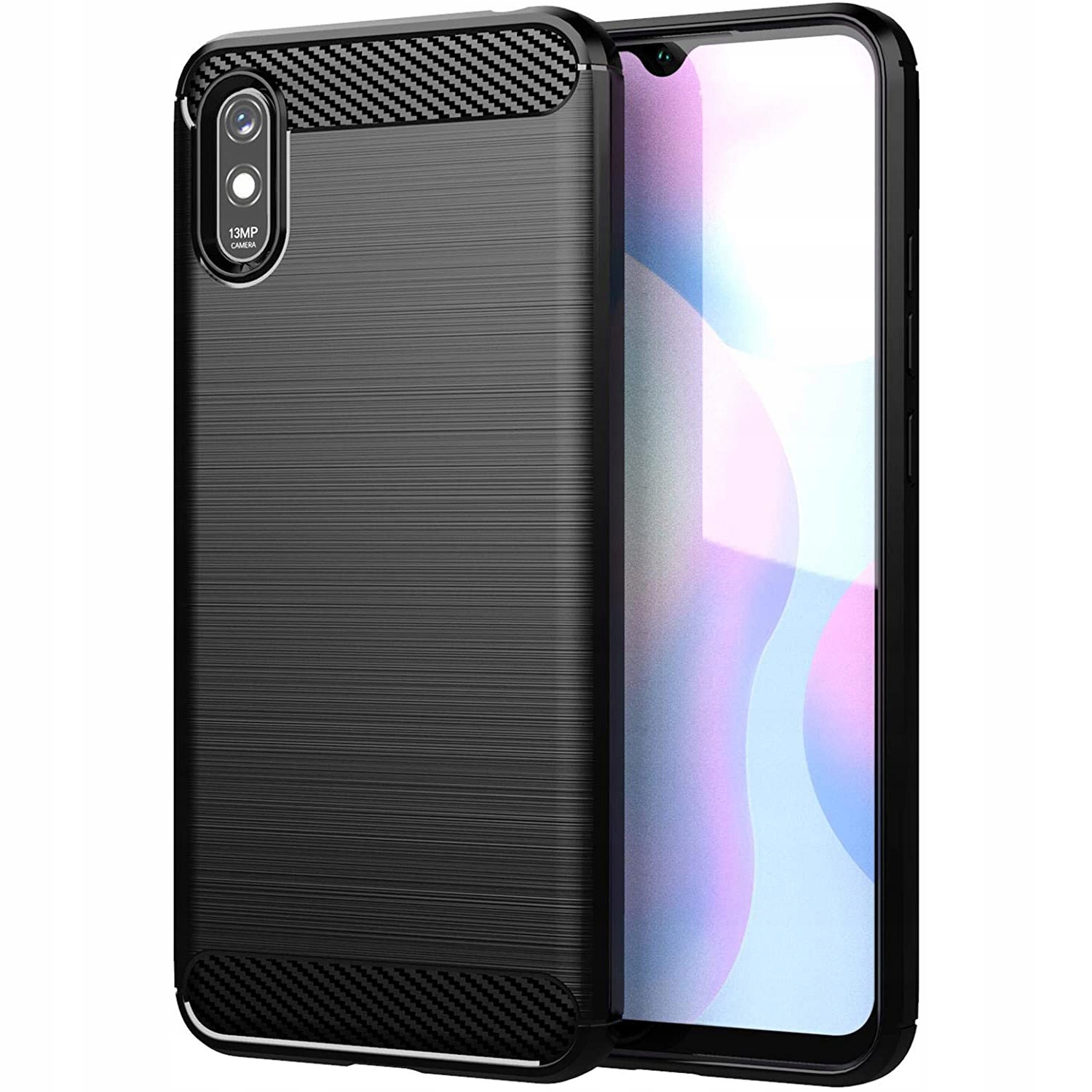 

Etui do Xiaomi Redmi 9A Karbon Pancerne Szkło