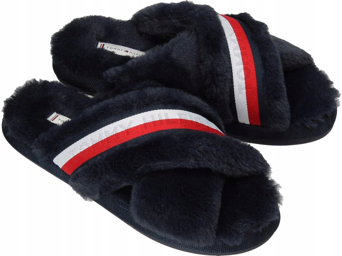 Tommy Hilfiger Domácí FW0FW06314 35/36 Tommy Furry Home Slipper