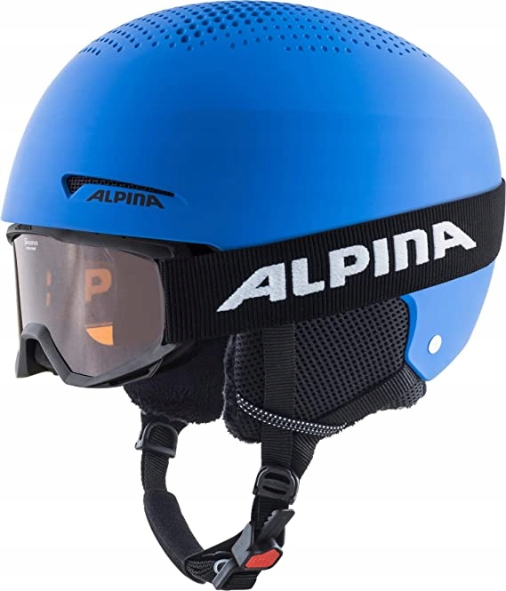 Dětská lyžařská přilba Alpina Zupo Set Blue Matt Piney Xs 48-52 cm
