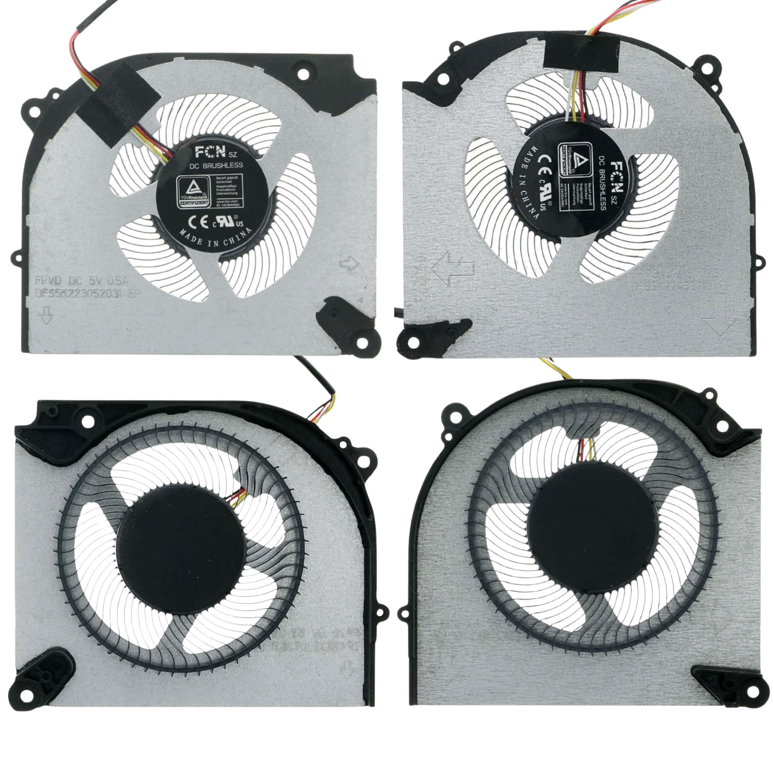 Ventilátory Pro Gigabyte G5 Kf G5 Mf G5 Ke G5 Ge G5 KF5 RC56 G6 Kf Cpu+gpu