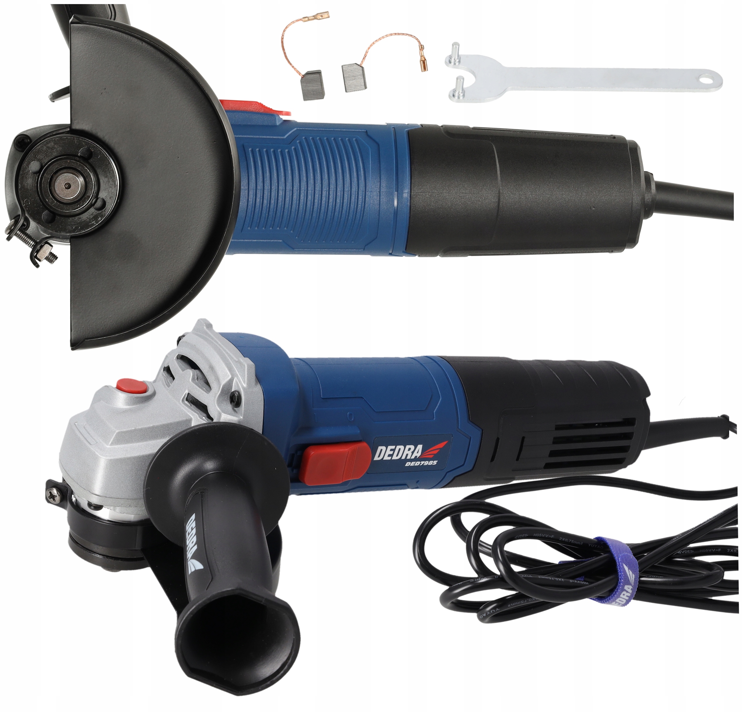 Szlifierka kątowa z regulacją obrotów 125mm Dedra Kątówka sieciowa 1100W