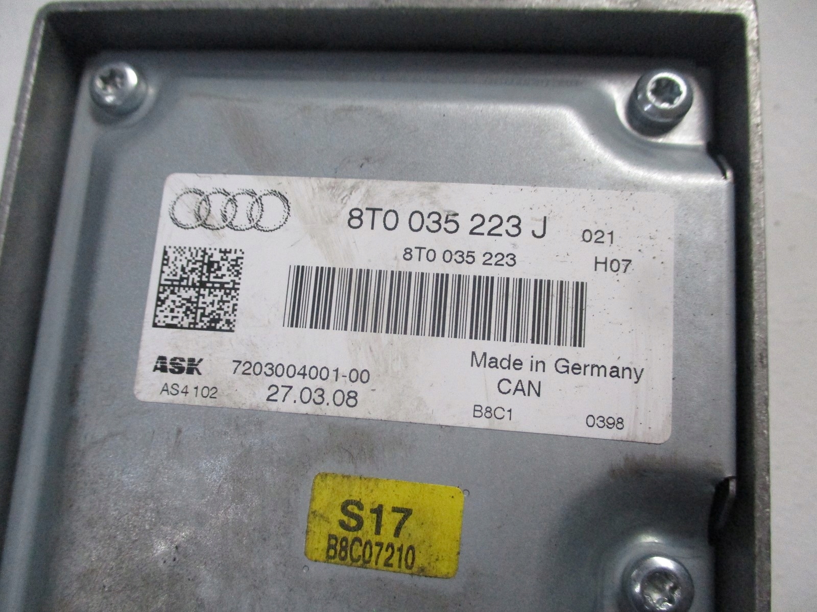 amplifier AUDI A5 8T0 A4 8K0 8T0035223J