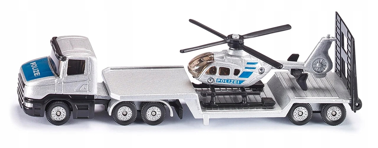 

Siku 1610 Samochód Laweta Z Helikopterem