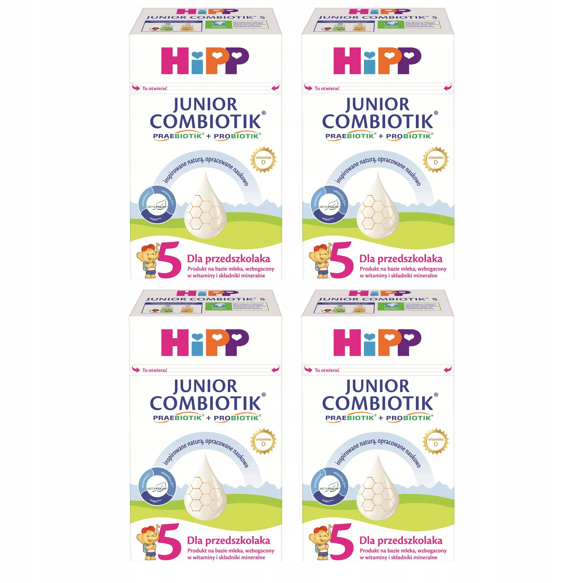 HiPP 5 ZESTAW 4x550g