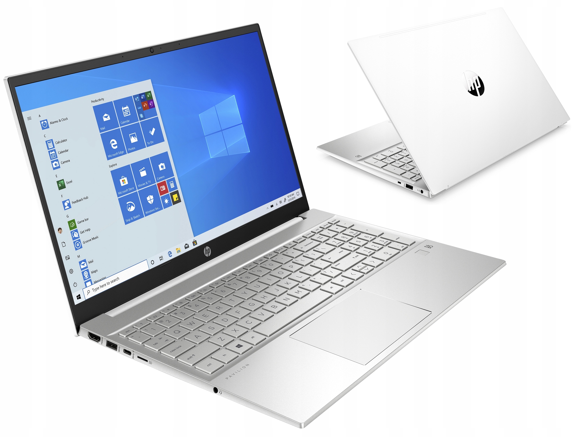 

Biały Hp Pavilion 15.6FHD i5 16GB SSD512 MX350 W10