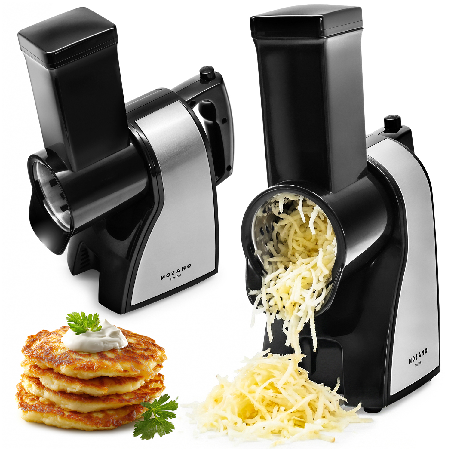 Tarka Maszynka Do Tarcia Ziemniaków Elektryczna Szatkownica 350W Mocna 4w1