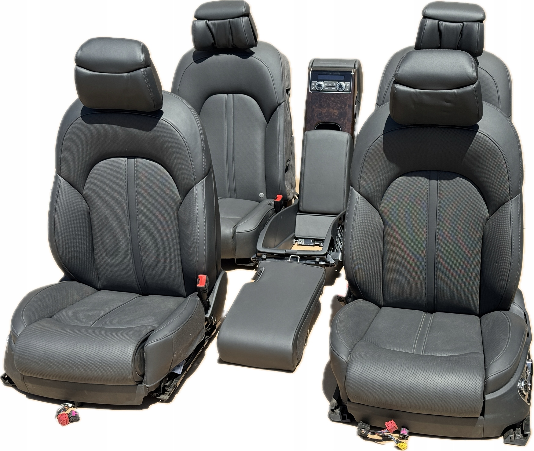 Audi A8 D4 Sitz Sitze schwarze wentylowane z masazem komplet