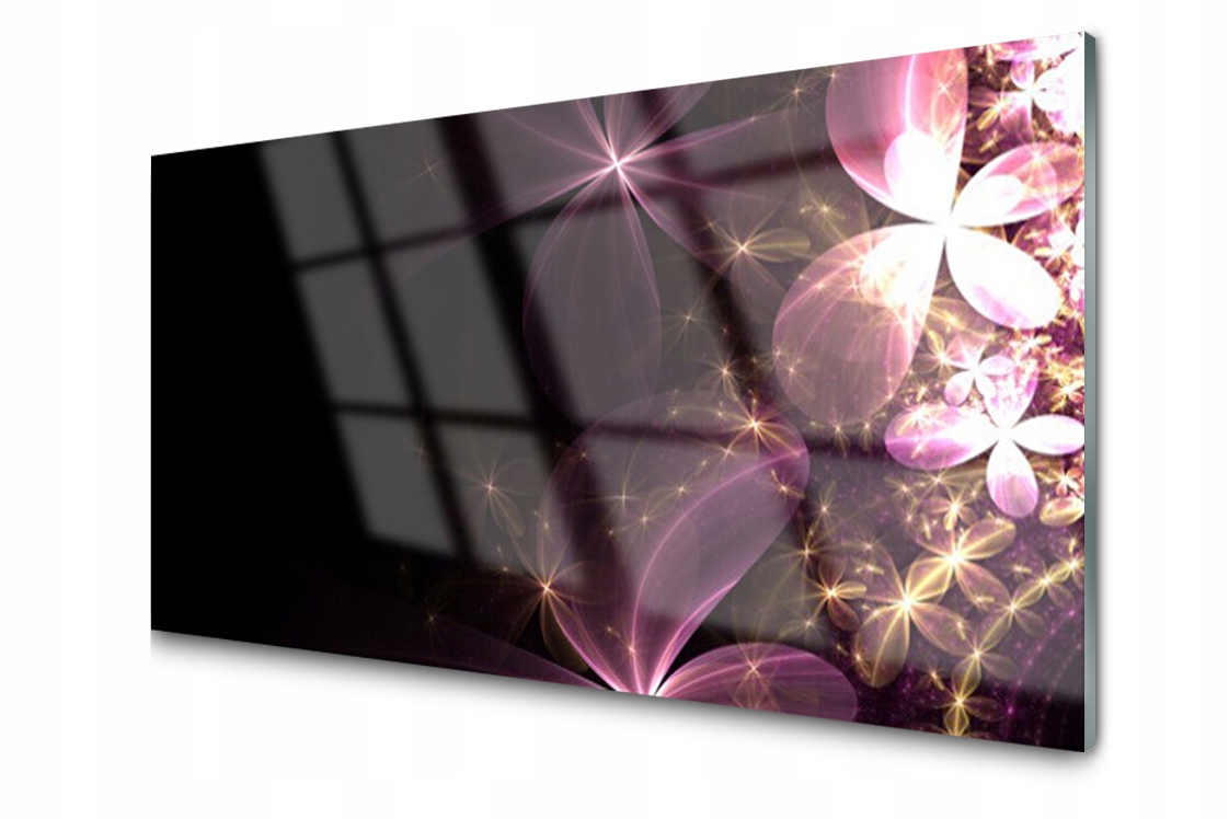 

Panel szklany Płytka Abstrakcja Kwiaty 120x60
