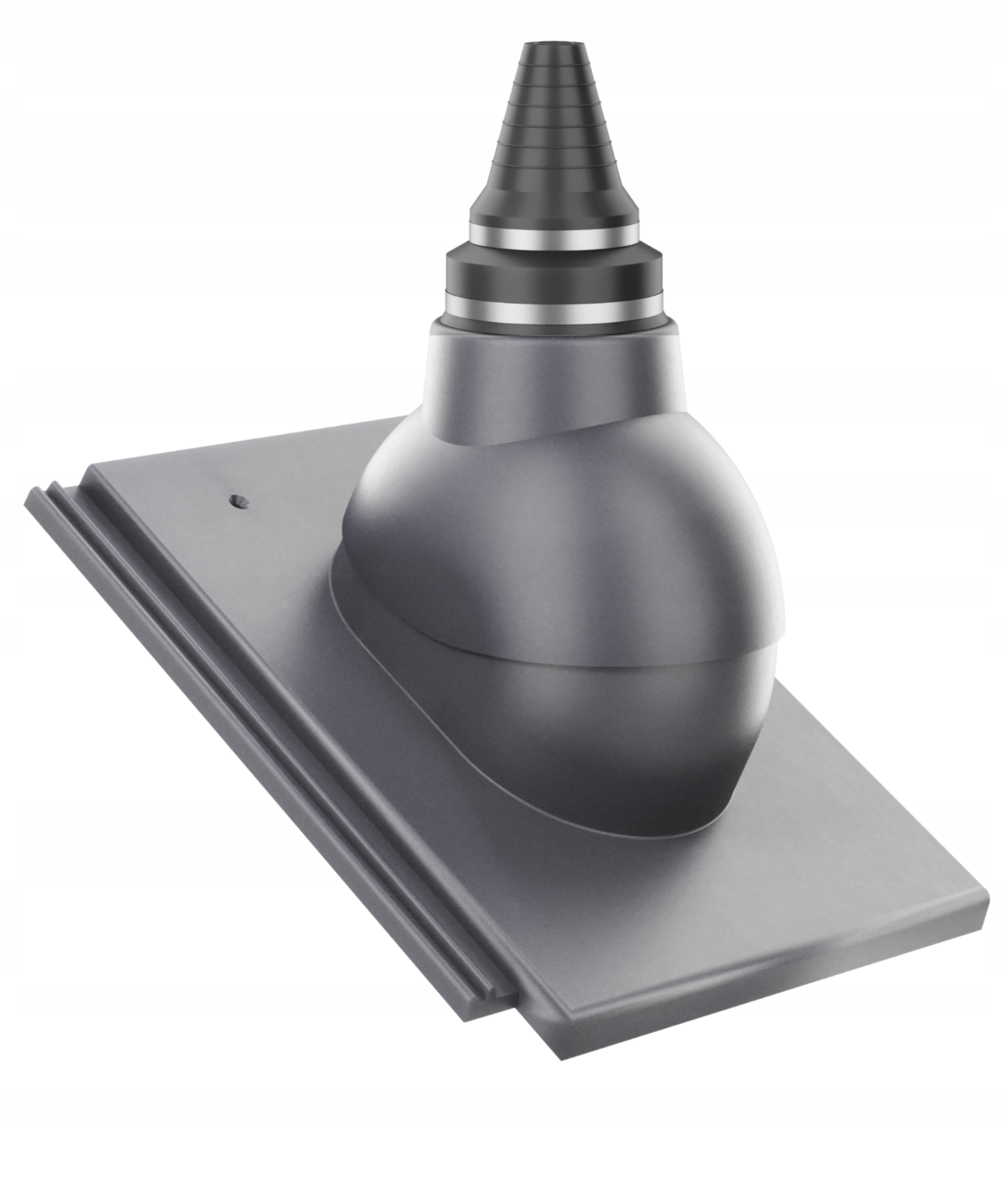 Anténní průchod pro vzduchotěsné střechy Braas Teviva Břidlicový