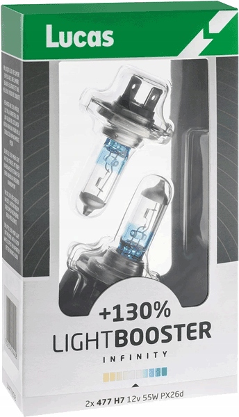 Lucas H7 Lightbooster Infinity +130% dwie sztuki