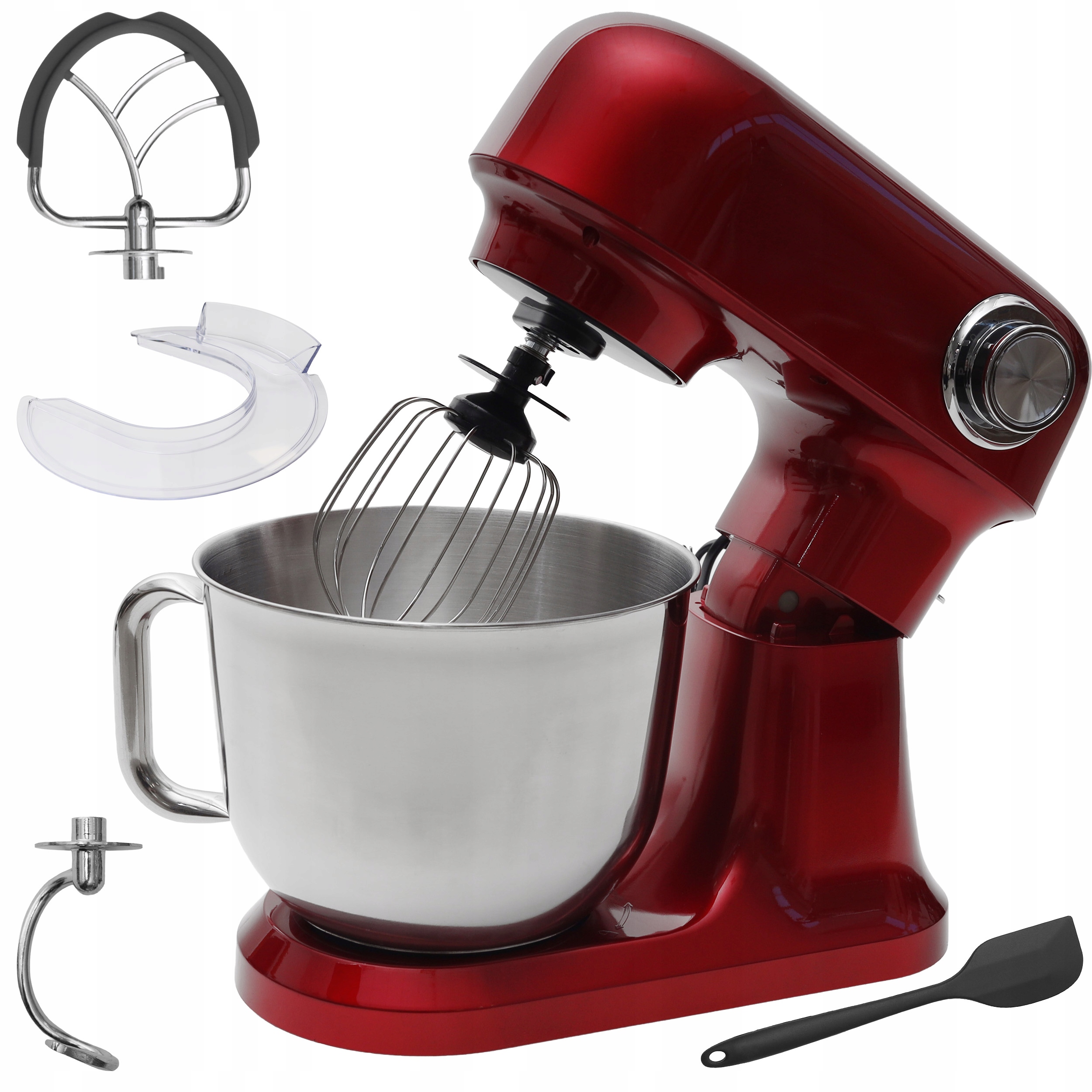 Planetární kuchyňský robot s mixérem a mísou 5 l 1500 W, silikonová lopatka