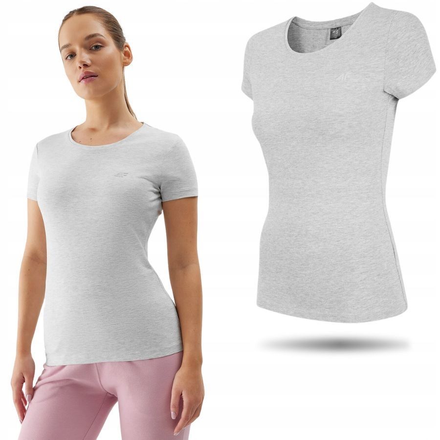 KOSZULKA DAMSKA 4F T-SHIRT SLIM PODKOSZULEK SPORTOWA NA CO DZIEŃ