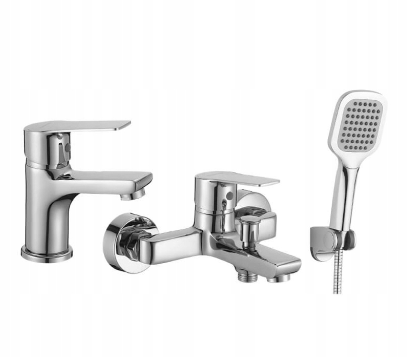 Sada Sprchových Koupelnových Baterií Kuchinox, Sada Baterií Chrom