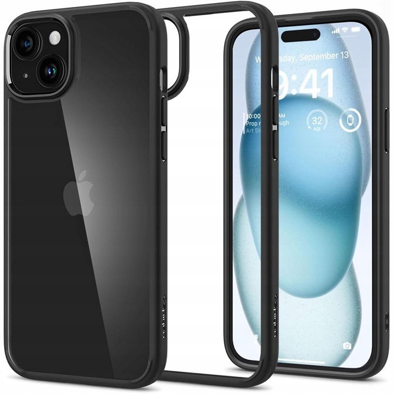 Spigen Ultra Hybrid Pouzdro pro iPhone 15 (Matná Černá)
