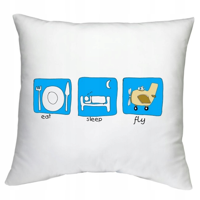 PODUSZKA samolot pilot latanie szybowiec WZORY Długość 40 cm