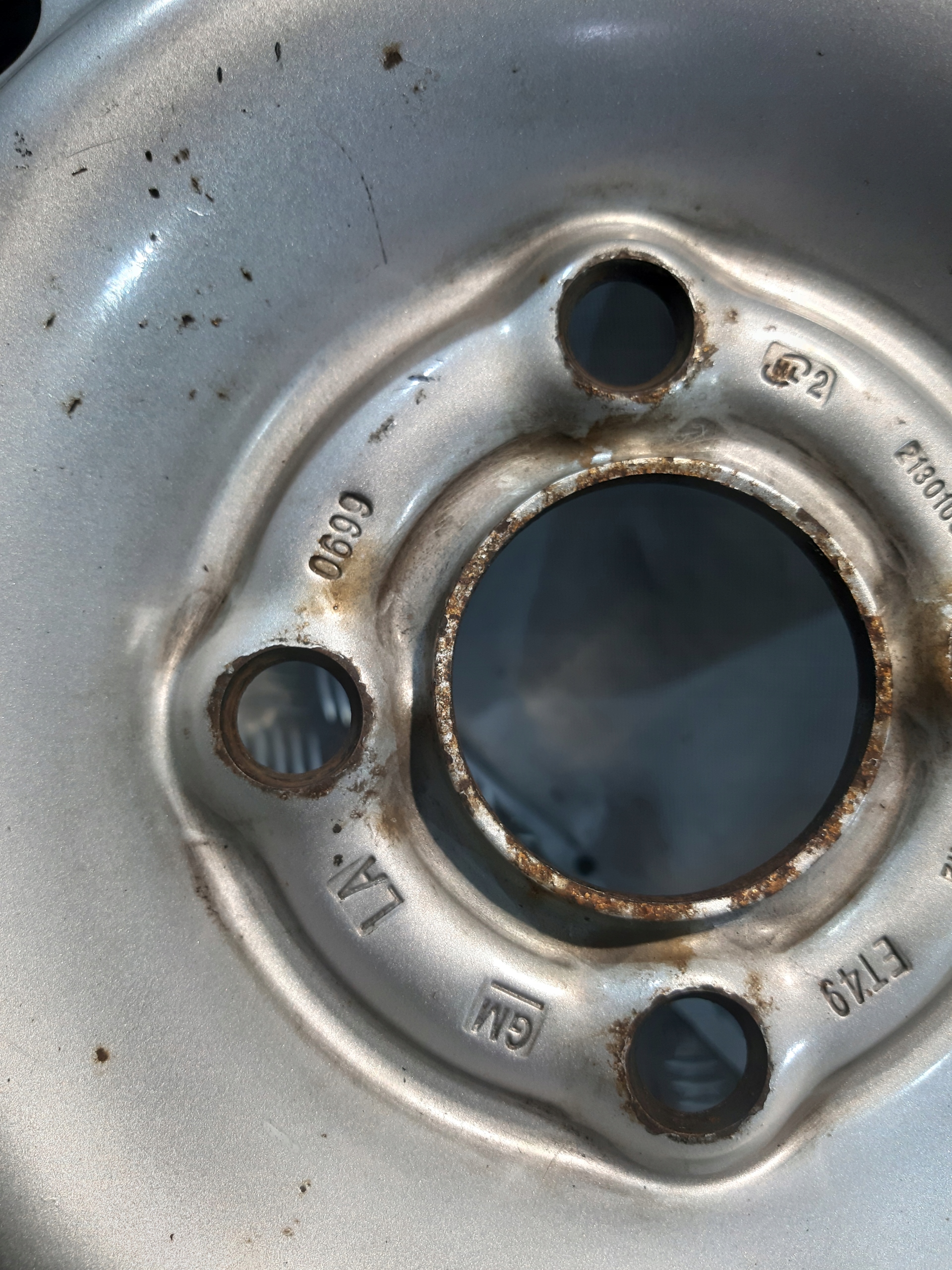 disk stalowa 1x Opel OE 5J R13 4x100 ET 49