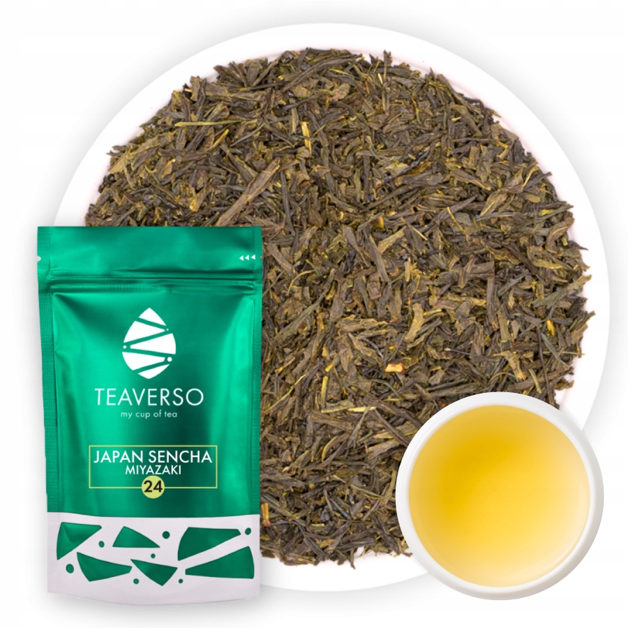 Čaj Sencha Japan Miyazaki Zelený Listový Teaverso 100 G