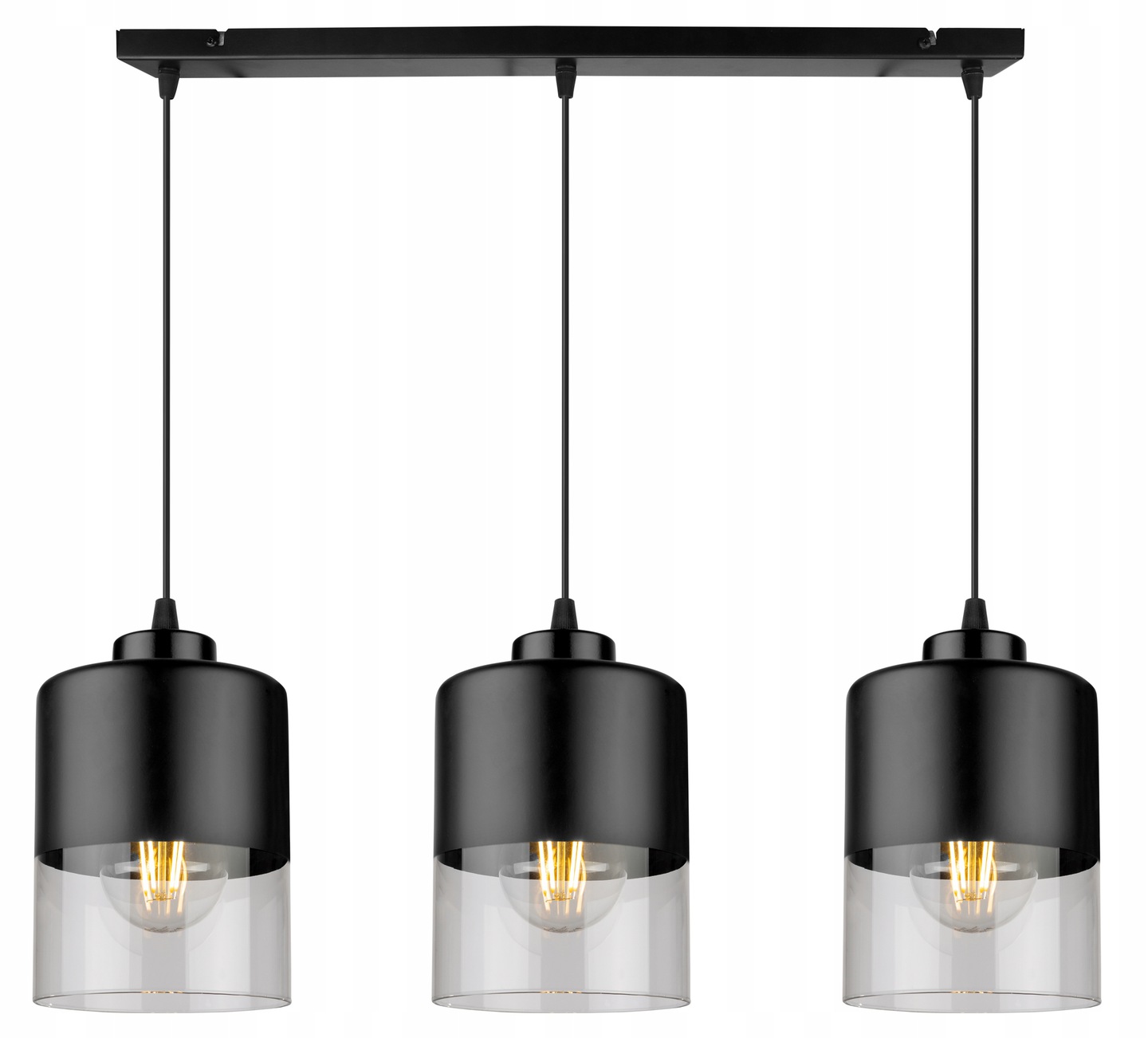

Nowoczesna Lampa Wisząca Sufitowa Żyrandol Szklana