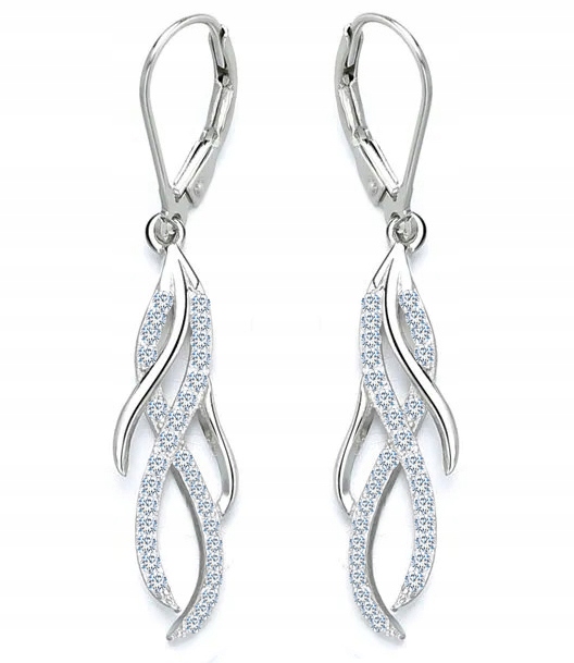 

Kolczyki Srebrne Wiszące Długie Damskie Srebro 925