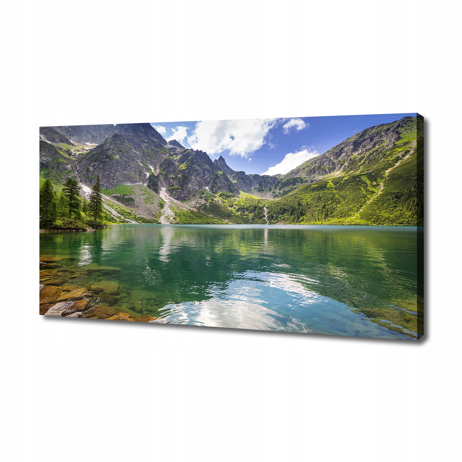 

Foto obraz na płótnie Morskie oko Tatry 140x70 cm