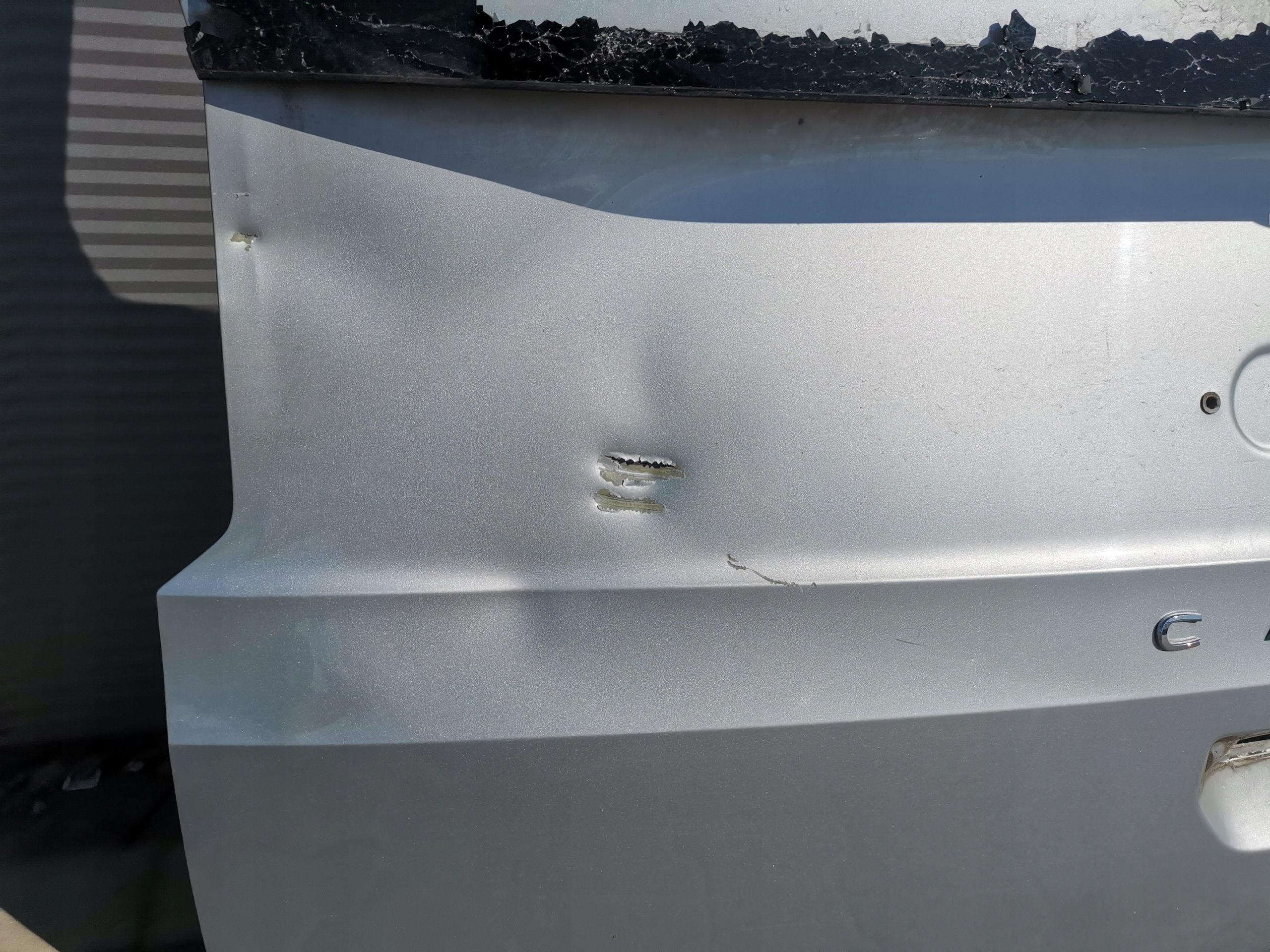 VW CADDY 2K7 2020- trunk door cover boot 2K7827159 A7W