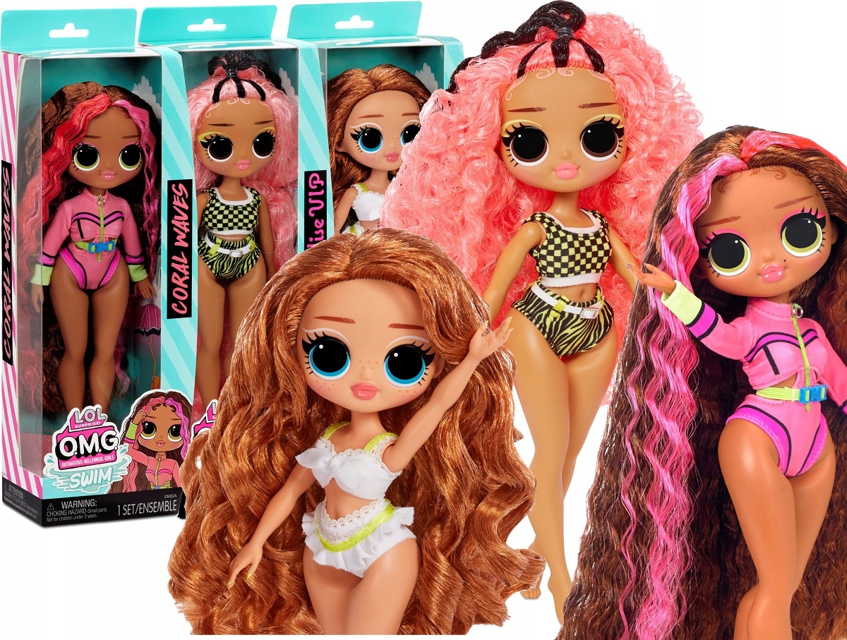 

Lol Omg Swim Zestaw 3 Lalki Coral Paradise Coast
