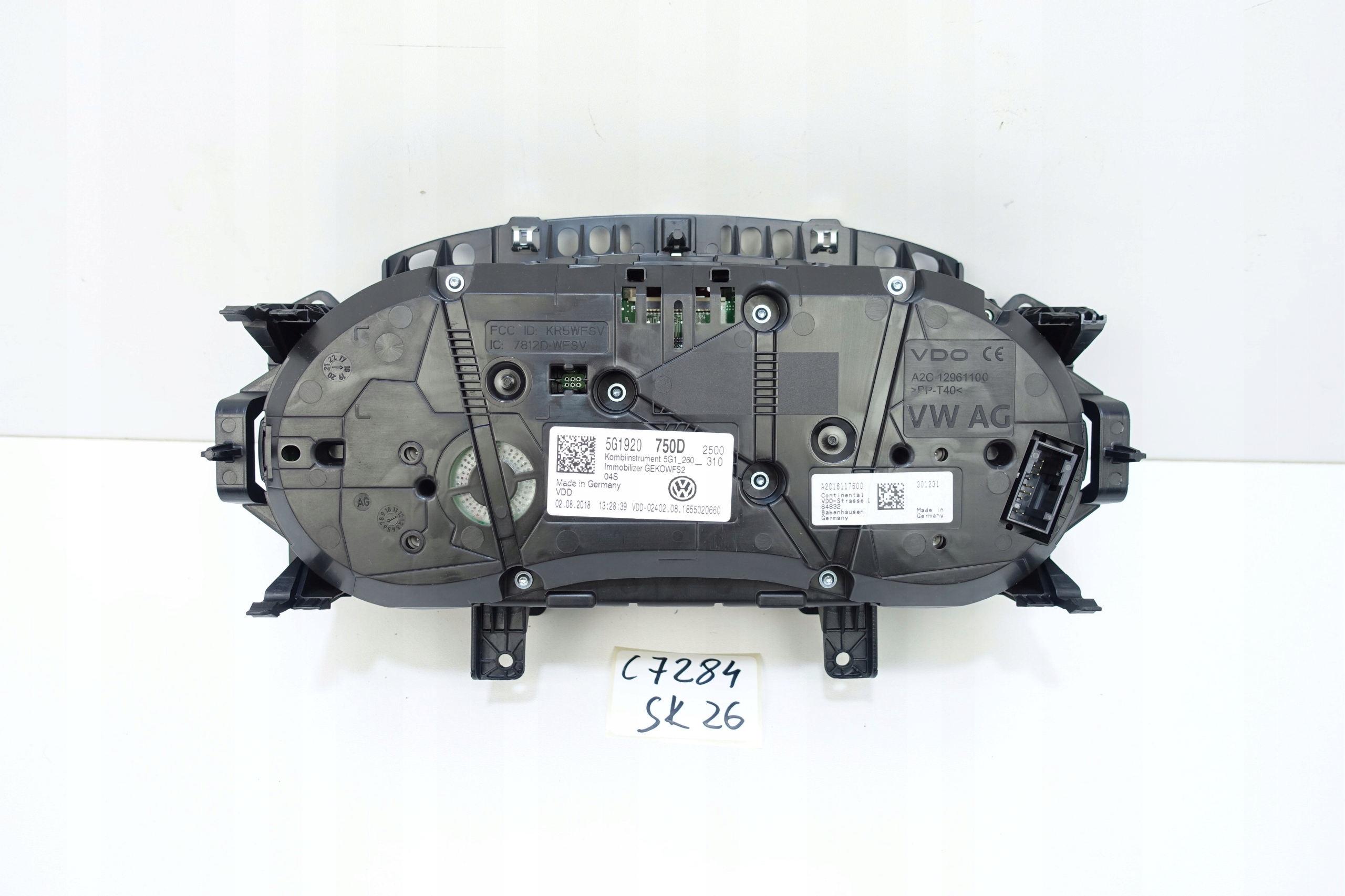 dials dials VW GOLF VII 7 5G0 45626 5G1920750D