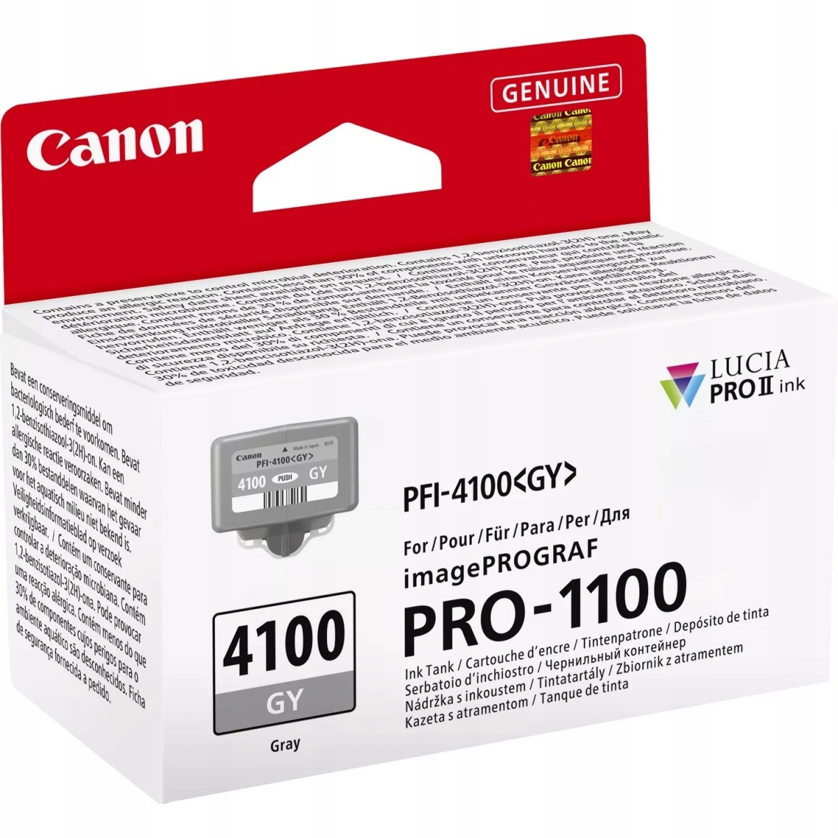 Canon Atrament PFI-4100 Gy Sivý 6783C001
