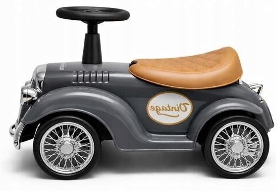 Baby Mix Pojazd jeździk dla dzieci Retro szary