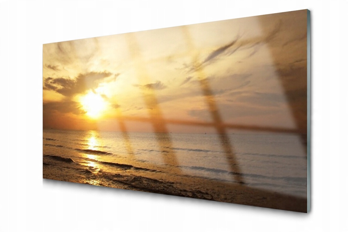 

Panel szklany dekor Morze Dekor 120x60 + Klej