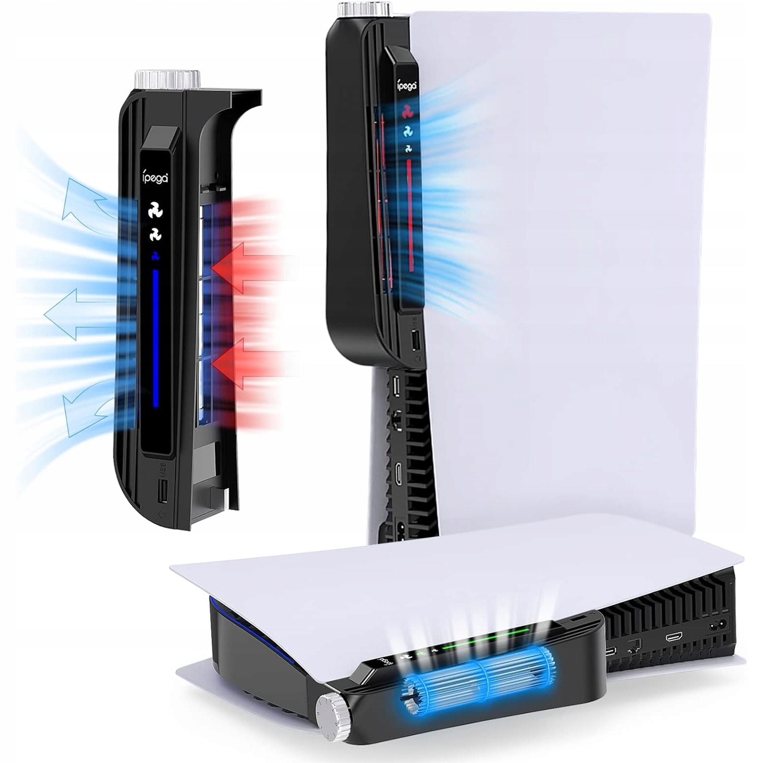 Wentylator Chłodzący Do Sony Playstation 5 Slim Chłodzenie PS5 Slim Led