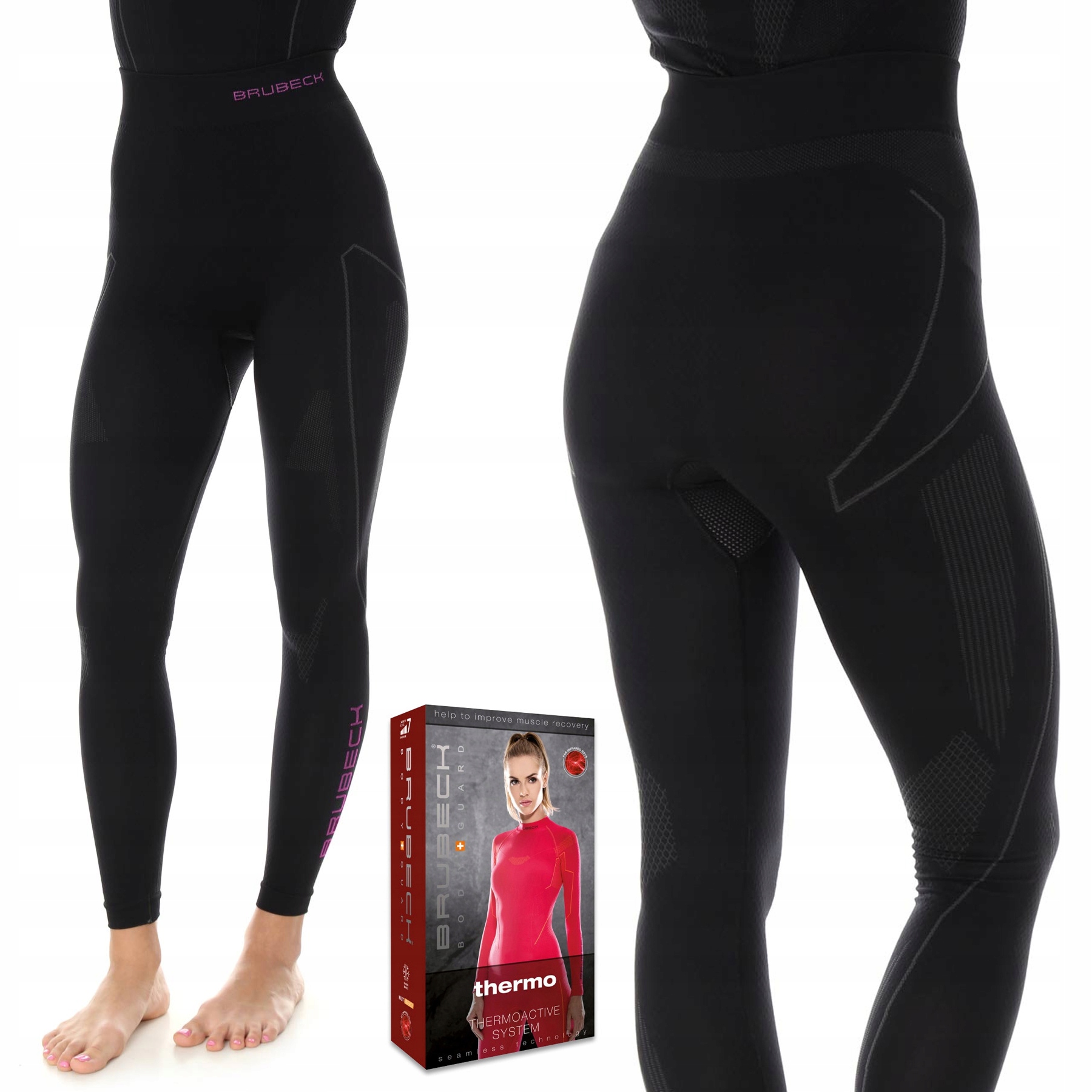 Dámské Termoaktivní lyžařské legíny Zimní kalhoty Brubeck Thermo L