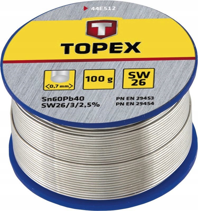 

Lut cynowy 60% Sn 0,7mm Topex 44E512