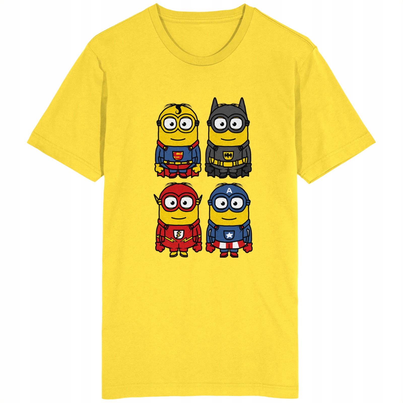

Minionki Koszulka Superman Batman Flash Kapitan