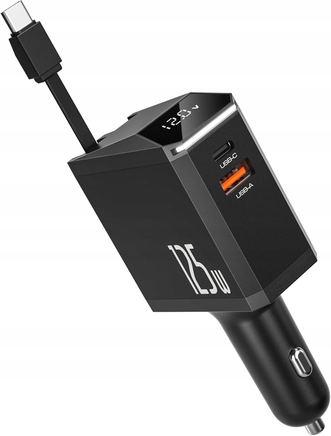 125W Usb-c Autonabíječka Automobilová 12V/24V